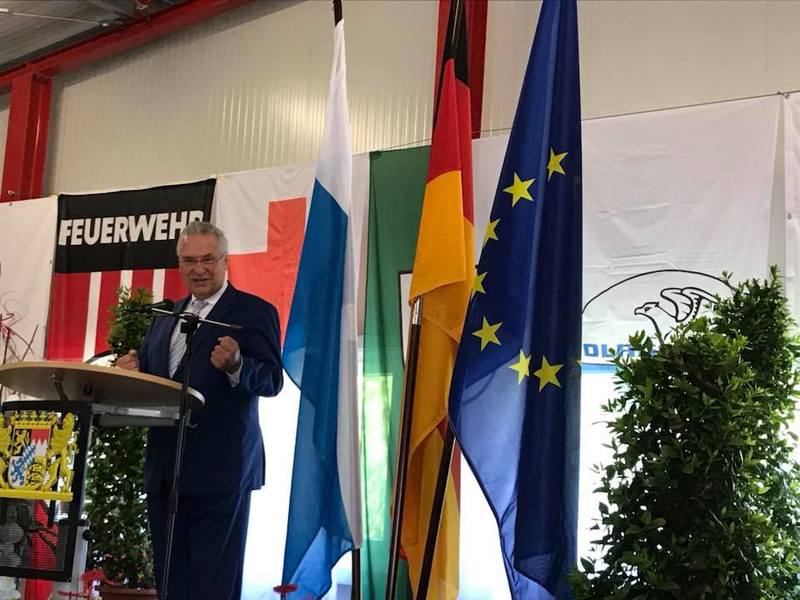 Auch unser Bayerischer Innenminister, Joachim Herrmann, war mit dabei. 