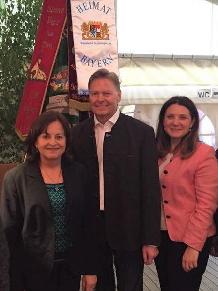 Unterwegs mit MdB Marlene Mortler und Cornelia Trinkl