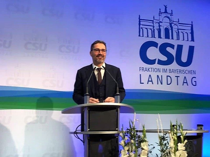 Arno Kompatscher, Landeshauptmann der Autonomen Provinz S�dtirol, bei der Klausurtagung der CSU-Landtagsfraktion in Kloster Banz.